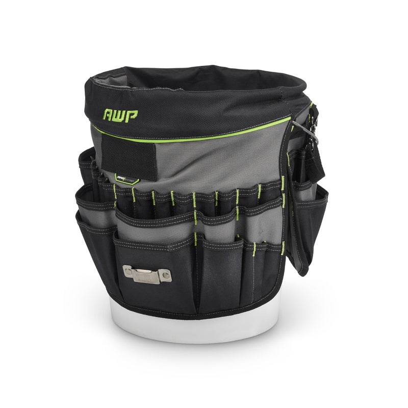AWP Bucket Tool Organizer 51-Pocket for 5-Gallon Buckets, Water-Resistant Heavy-Duty Utility Tool Bag with Pockets for Tools, Screwdrivers, and Electrical Accessories, 1L-22051-1 - Image 1